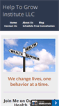 Mobile Screenshot of helptogrowinstitute.com