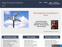 Tablet Screenshot of helptogrowinstitute.com